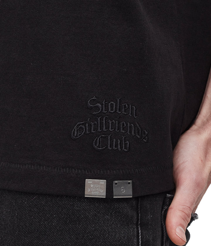 BLACK LETTER T-SHIRT - RELAXED-FIT