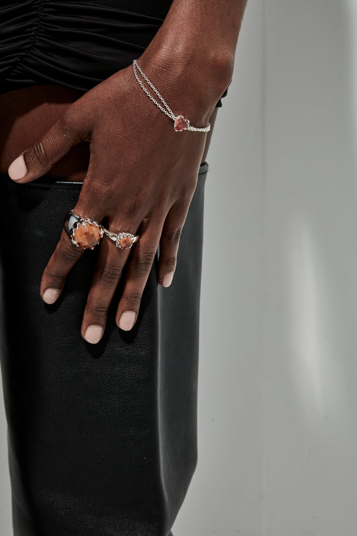 LOVE CLAW BRACELET CITRINE