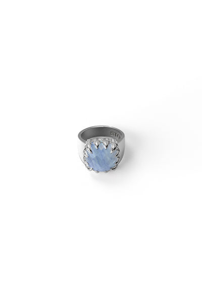 Stolen Girlfriends Club | CLAW RING BLUE LACE AGATE STERLING