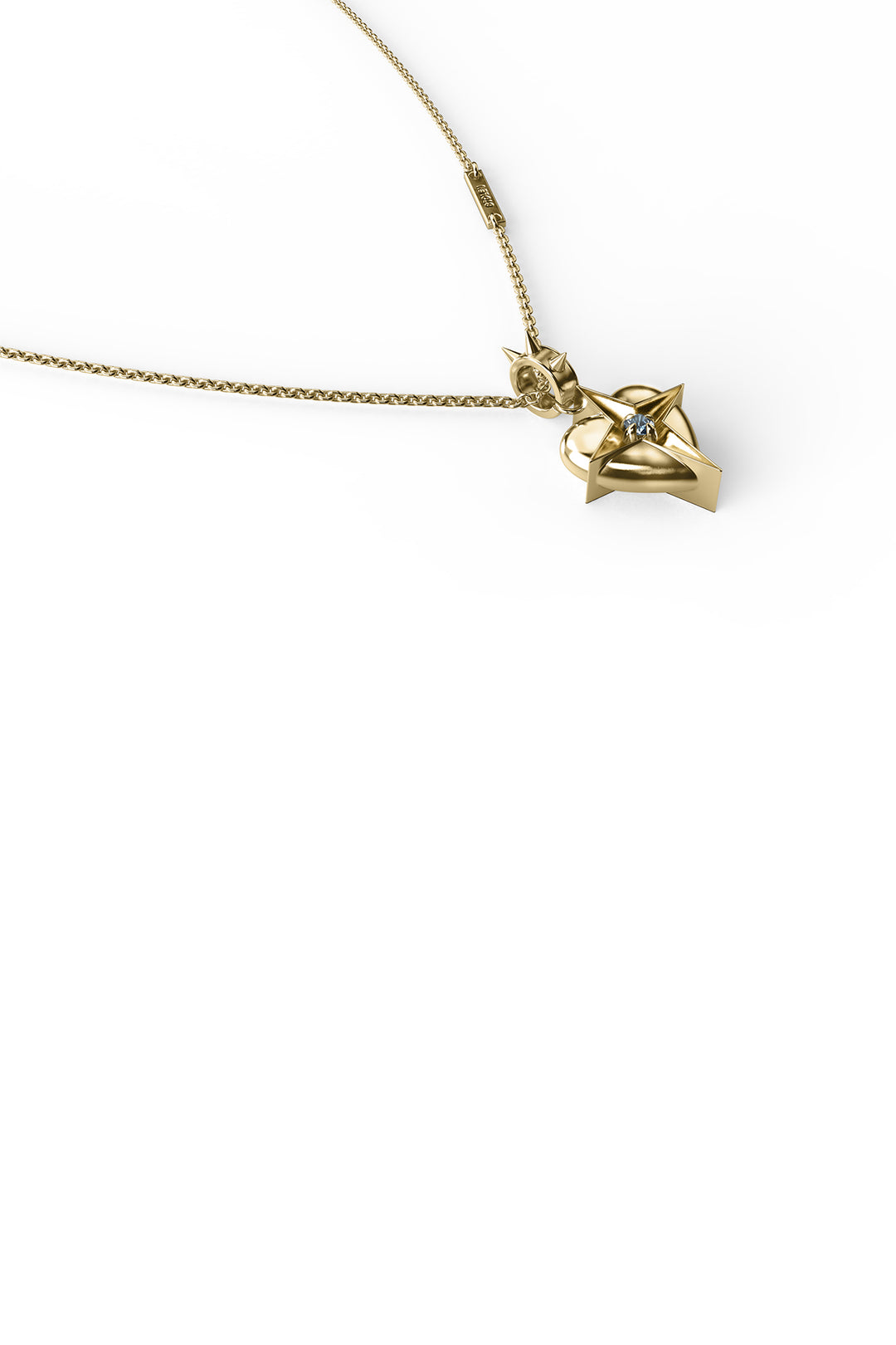 CELESTIAL HEART NECKLACE - GOLD PLATED