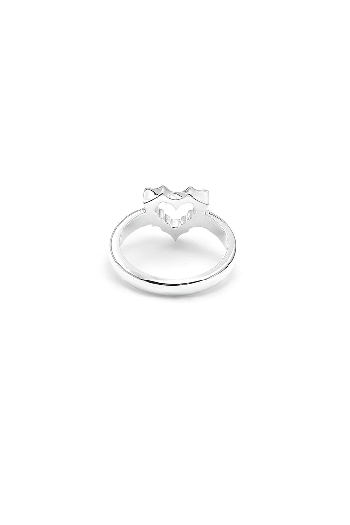 JAGGED HEART MINI RING