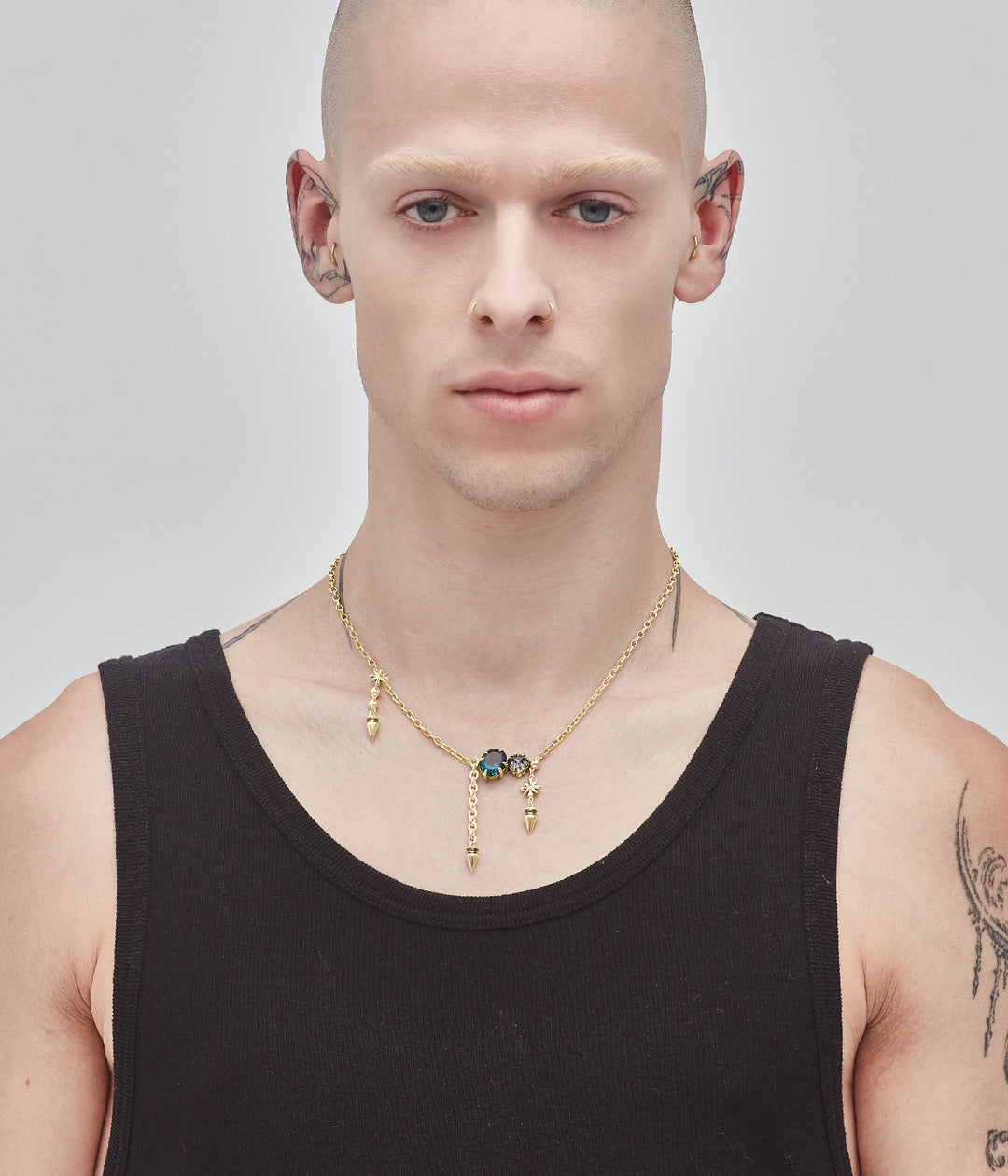 REGAL HARMONY DROPLET NECKLACE - GOLD PLATED