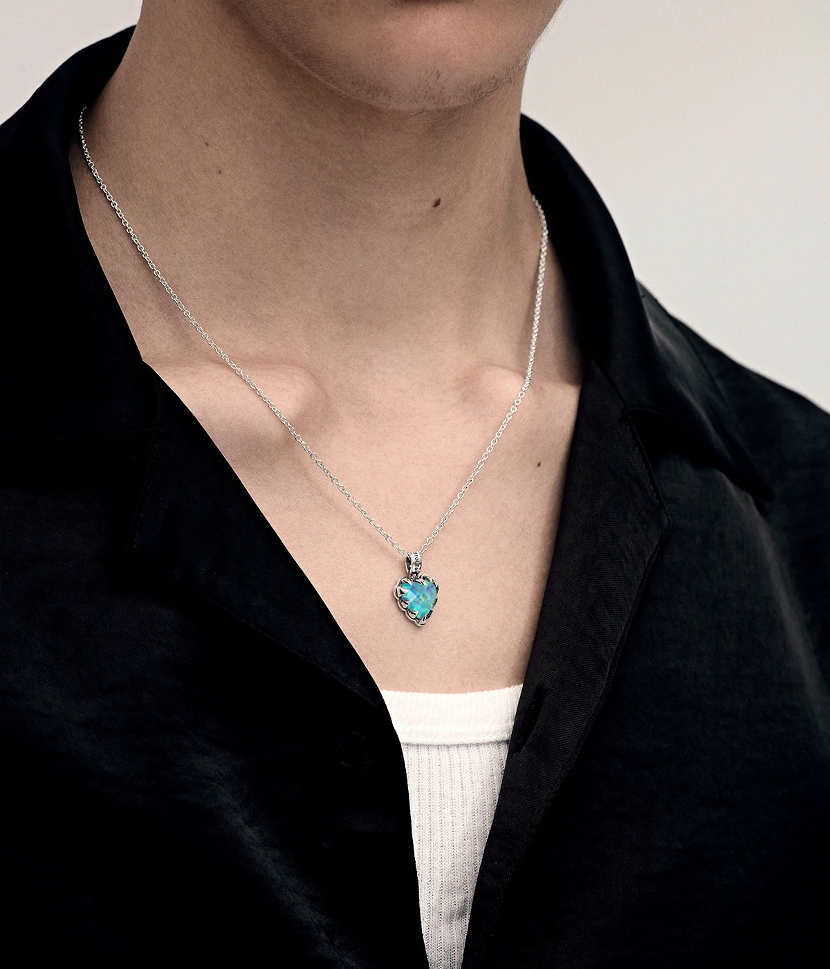 Stolen Girlfriends Club Love Claw Necklace Bello Opal Silver