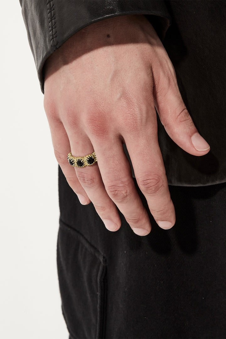 BABY CLAW ETERNITY RING - GOLD PLATED