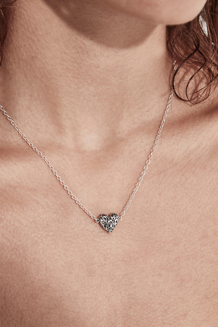 DEATH METAL HEARTS NECKLACE