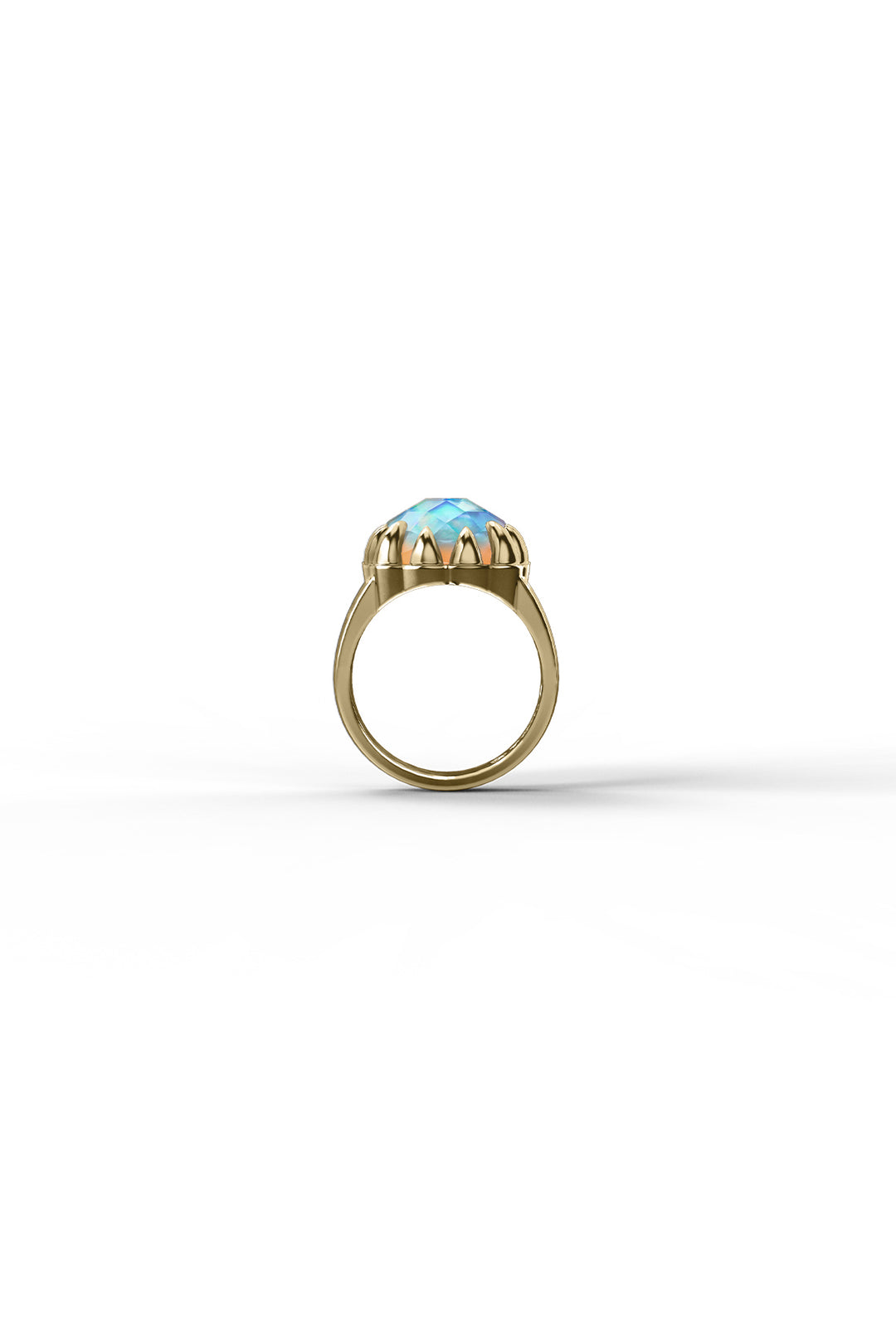 CLAW RING BELLO OPAL - GOLD PLATED