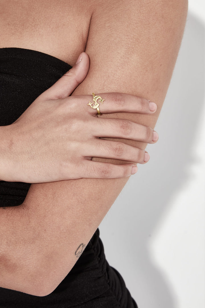 HIDDEN HEARTS RING - GOLD PLATED