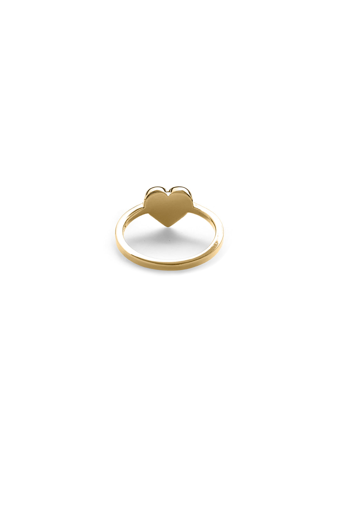 FULL HEART RING - GOLD PLATED