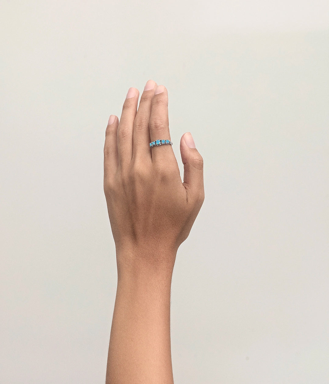 HALO CLUSTER RING BELLO OPAL