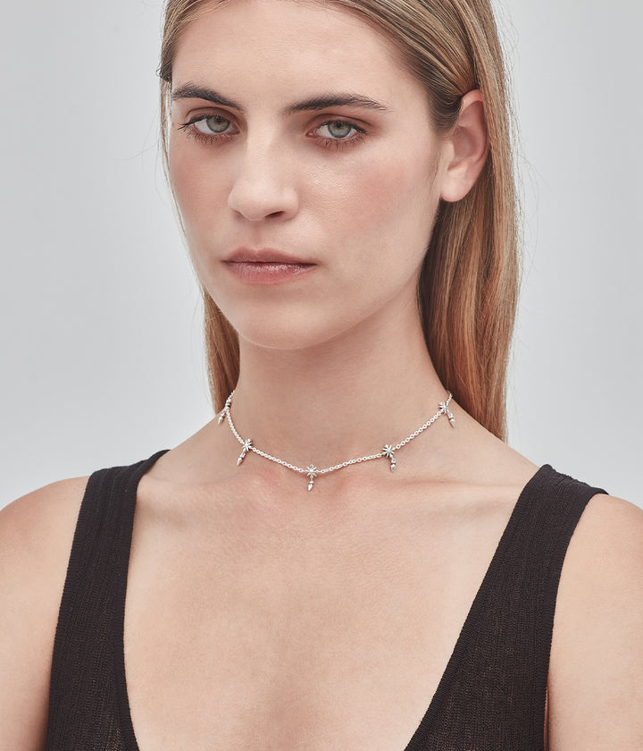 MIDNIGHT CROSS NECKLACE