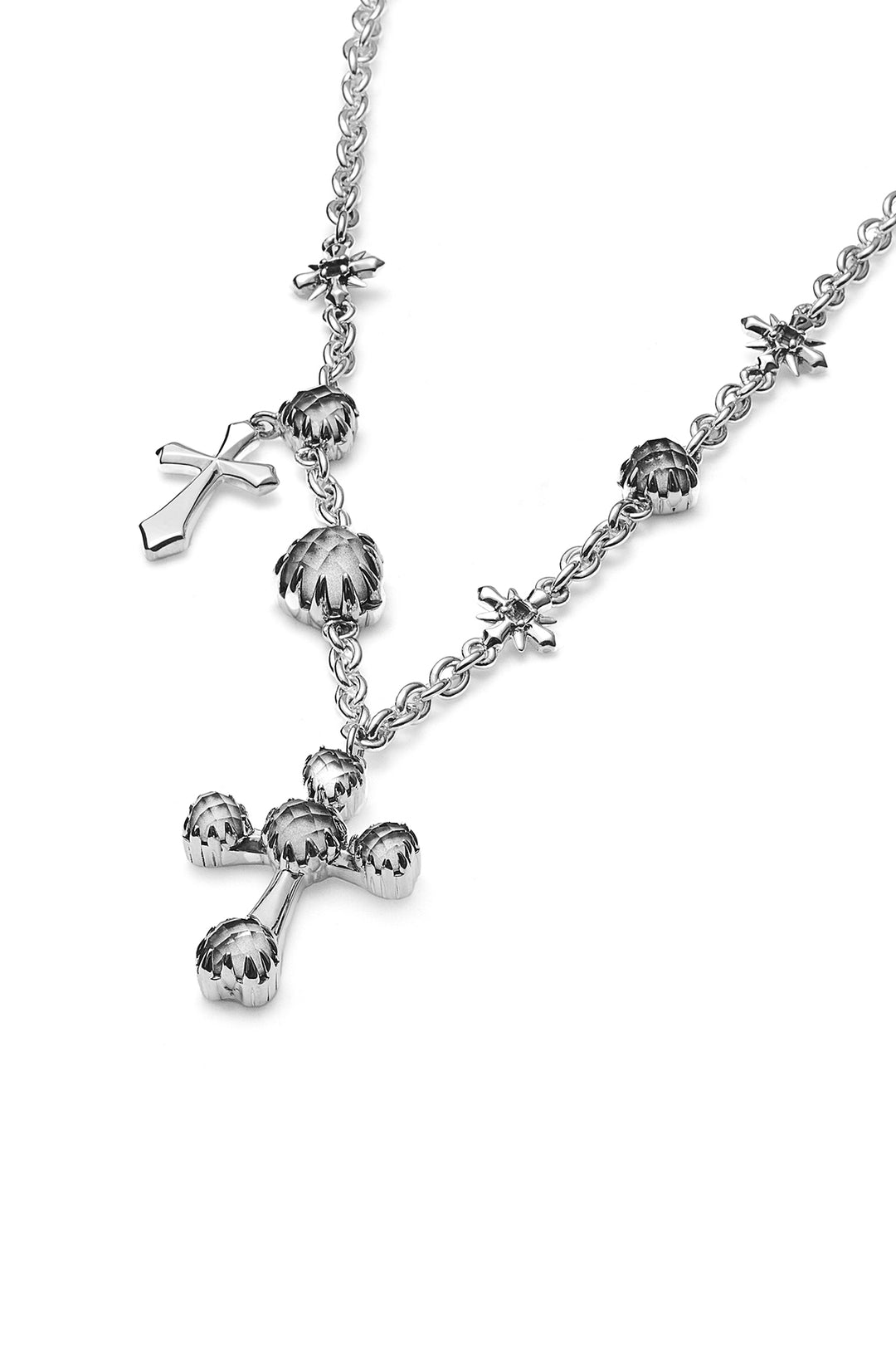 GOTHIC MULTI CROSS NECKLACE