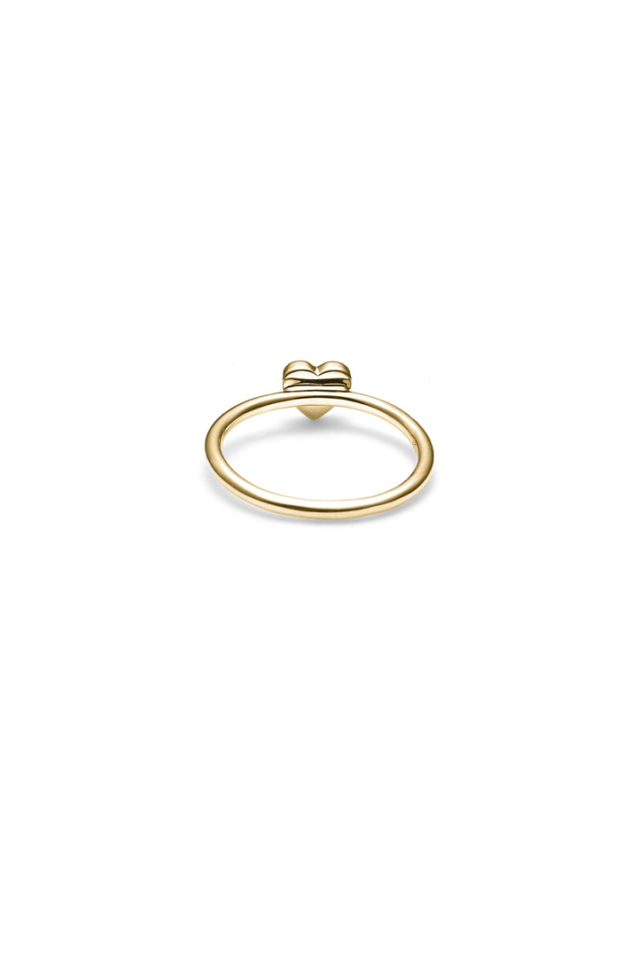 BABY STOLEN HEART RING - GOLD PLATED