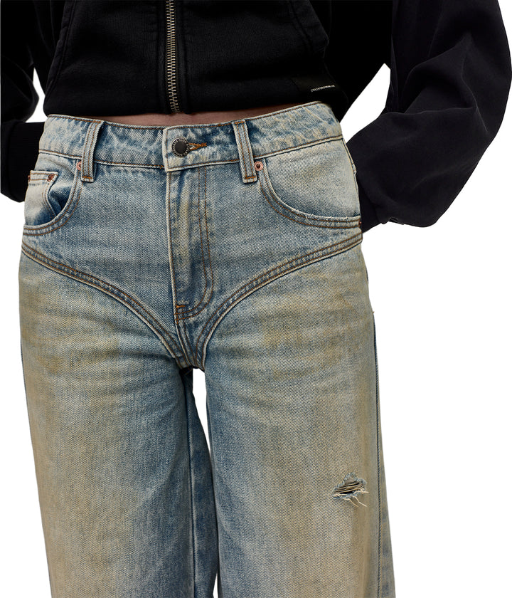 BARREL LEG JEAN