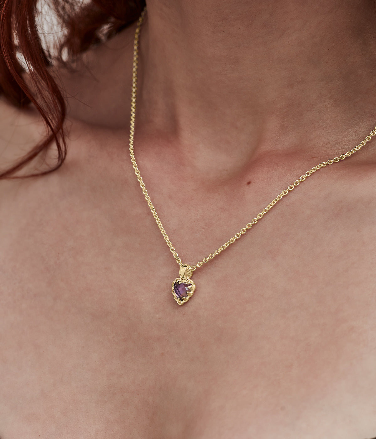 Stolen Girlfriends Club - 18k Gold Plated Heart Necklace – Mini
