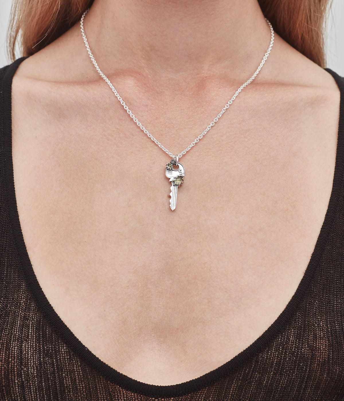CRYSTALLISED KEY NECKLACE – Stolen Girlfriends Club