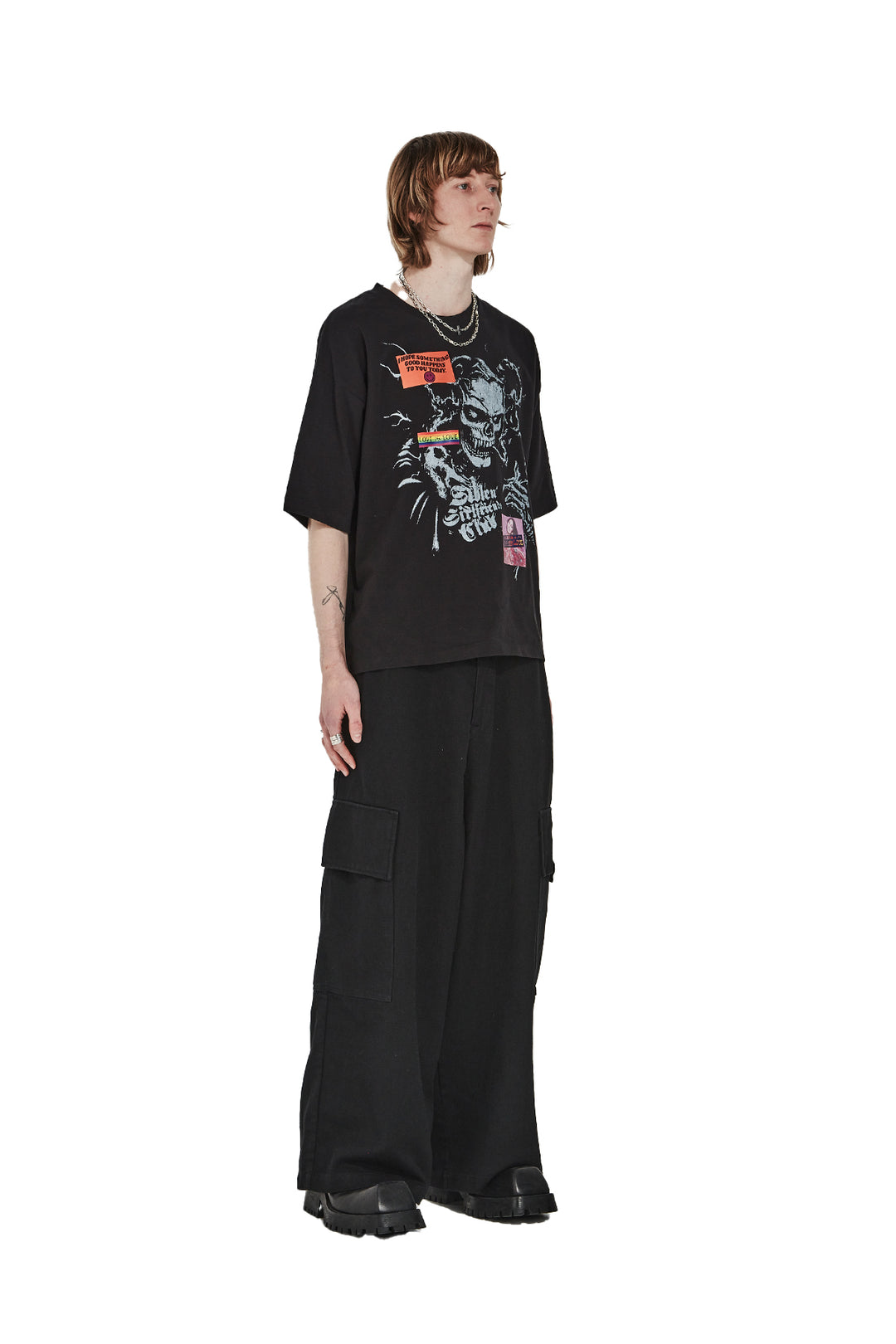 BUMPER STICKER RELAXED T-SHIRT