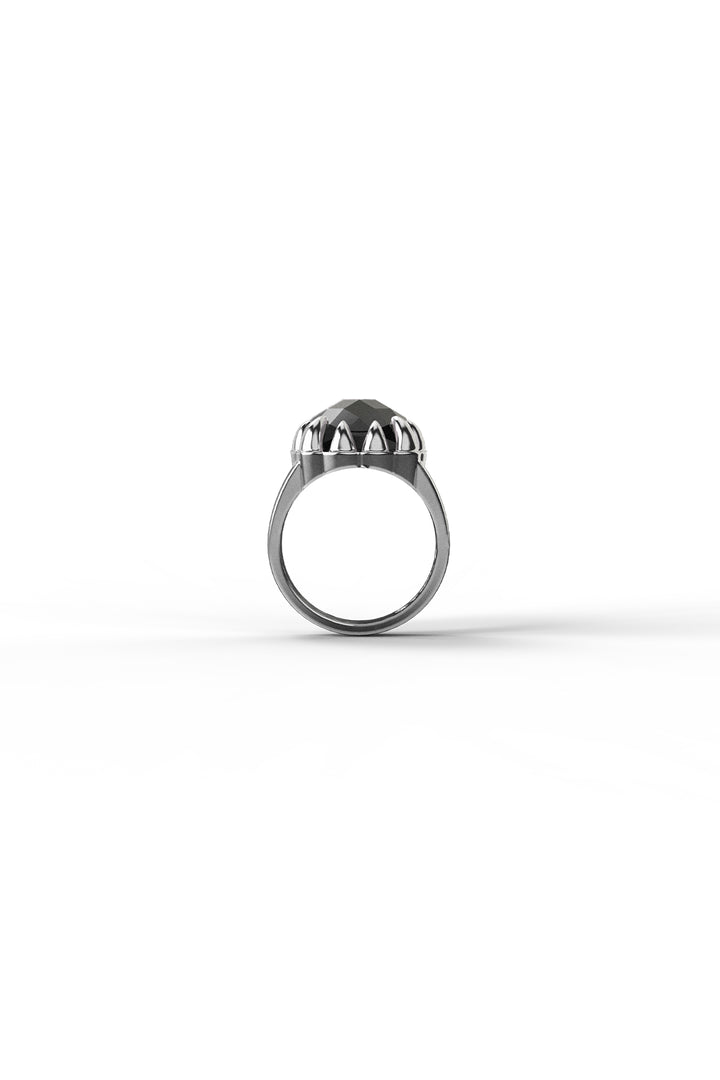 ORIGINAL SETTING - CLAW RING - ONYX