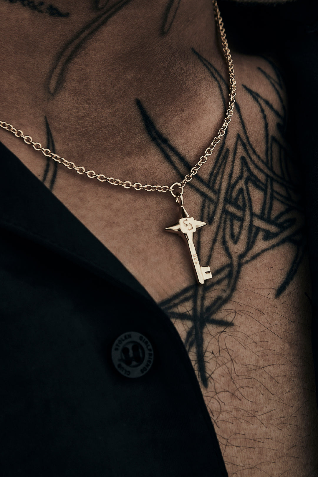 LOVE KEY NECKLACE GOLD PLATED
