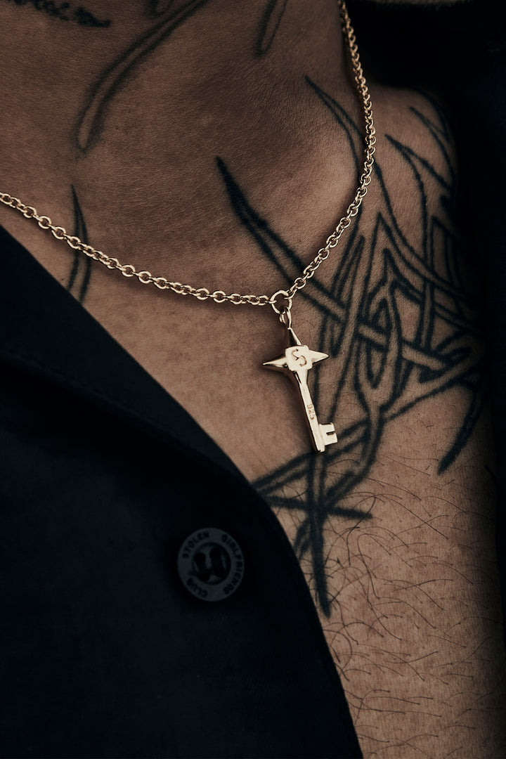 LOVE KEY NECKLACE GOLD PLATED