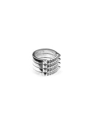 STACKED CURB SPIKE RING