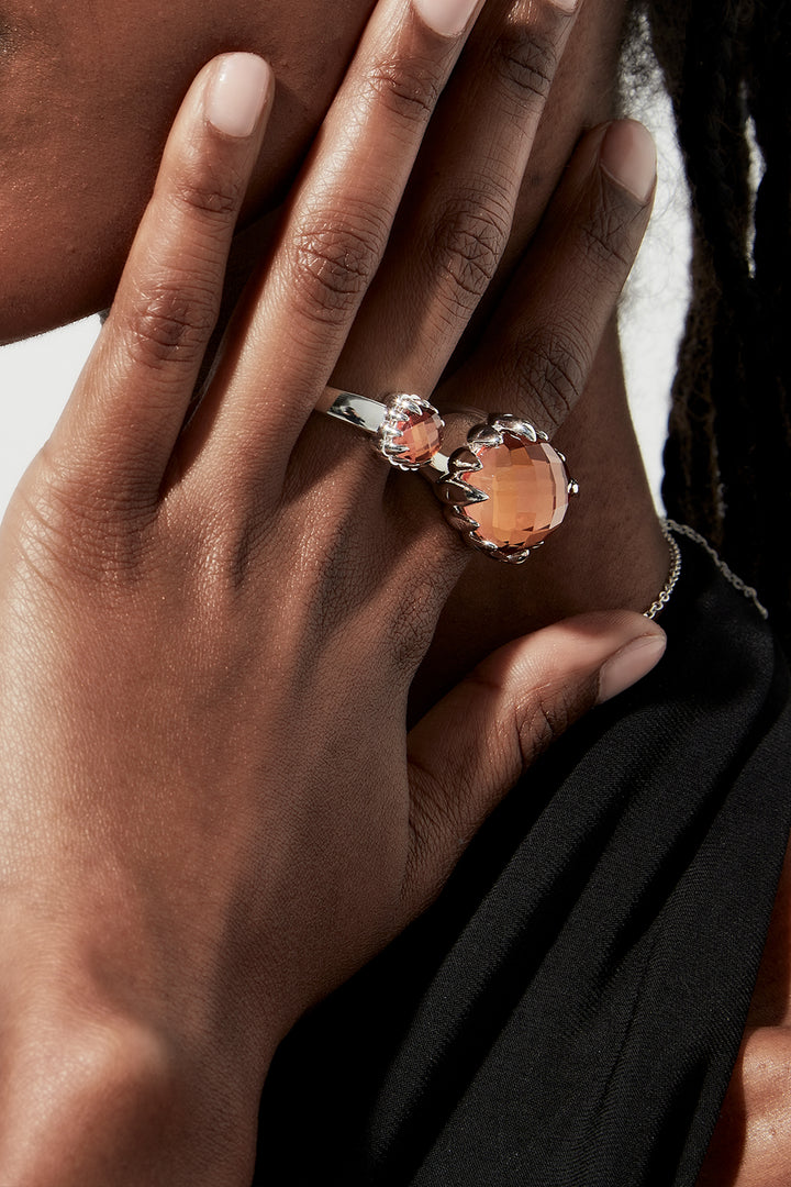 CLAW RING CITRINE