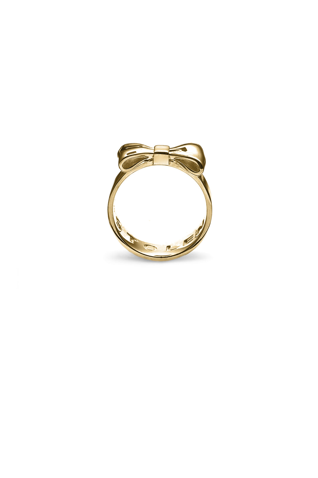 BOW RING  - GOLD PLATED