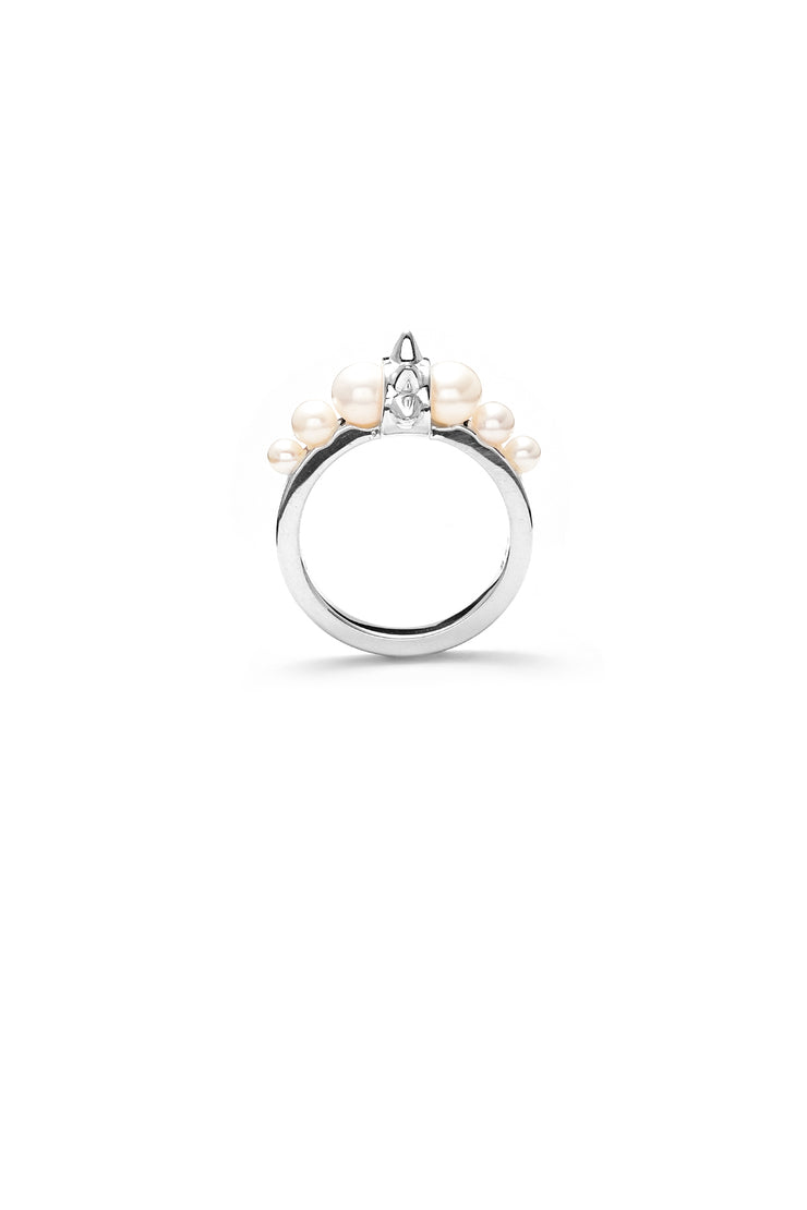 PEARL SPIKED RING