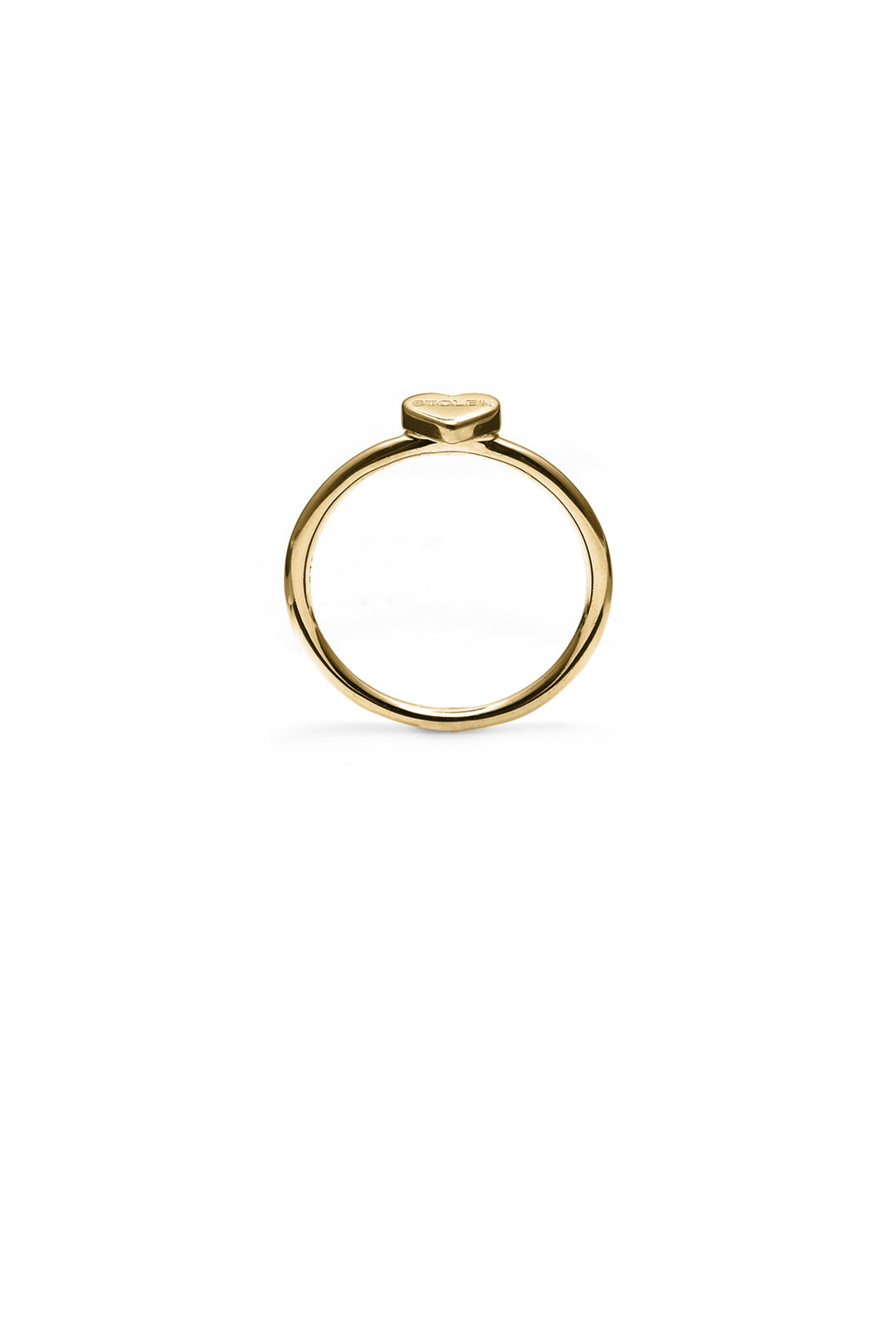 BABY STOLEN HEART RING - GOLD PLATED