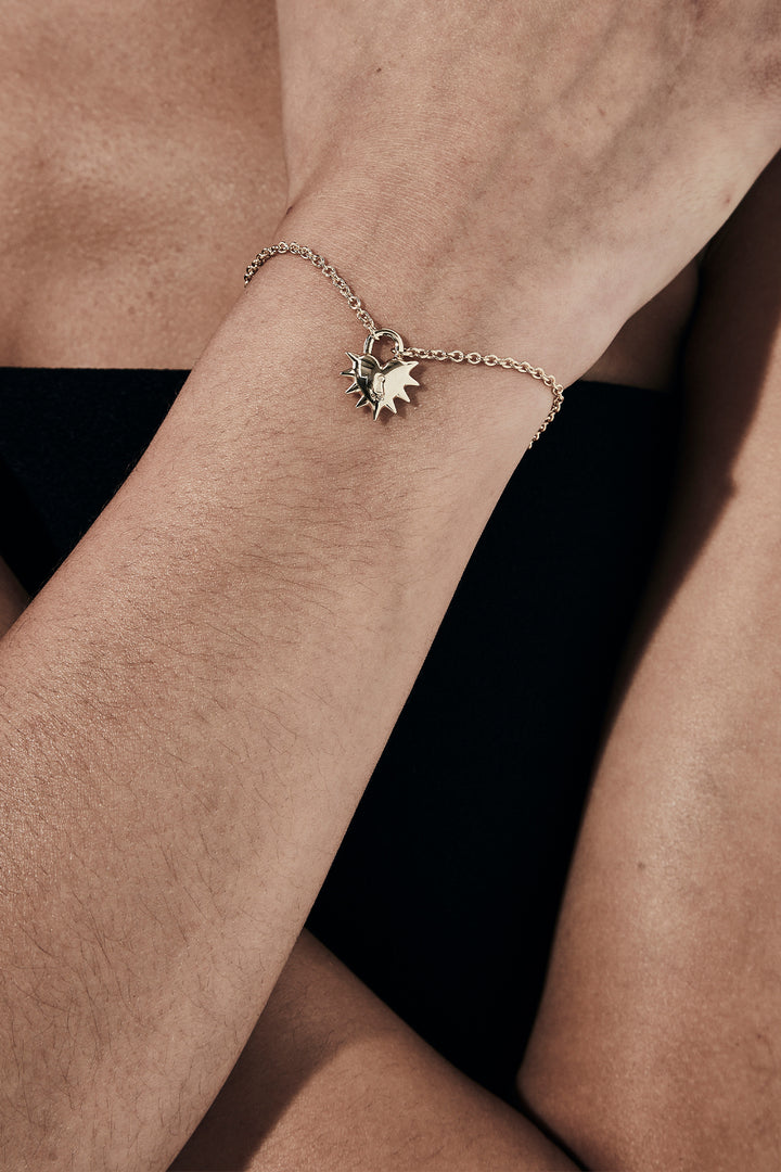 LOVE LOCKET BRACELET GOLD PLATED