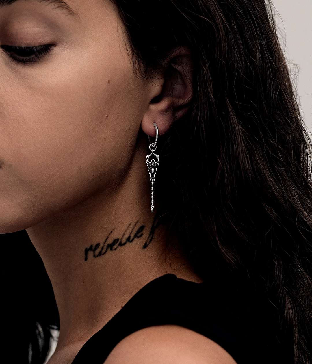 VENOM ECHO HOOP EARRINGS