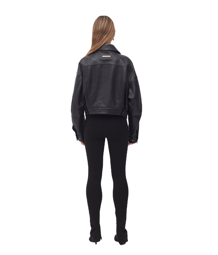 SABBATH LEATHER TRUCKER JACKET