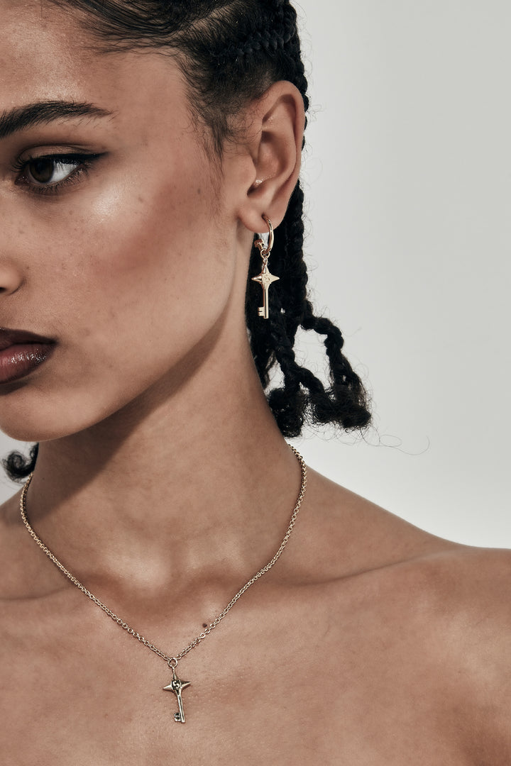 LOVE KEY NECKLACE GOLD PLATED