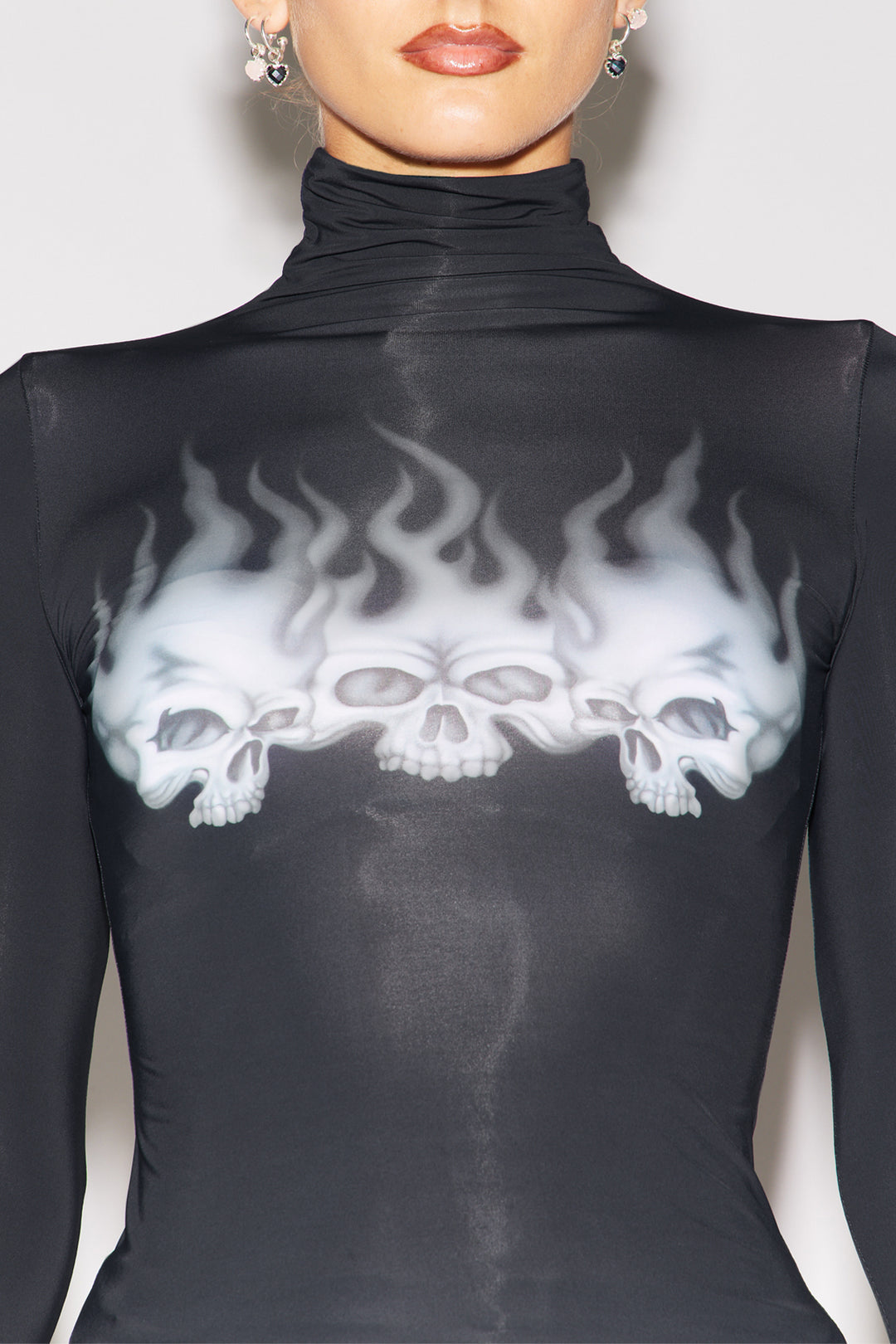 STREET SKULL MESH TOP