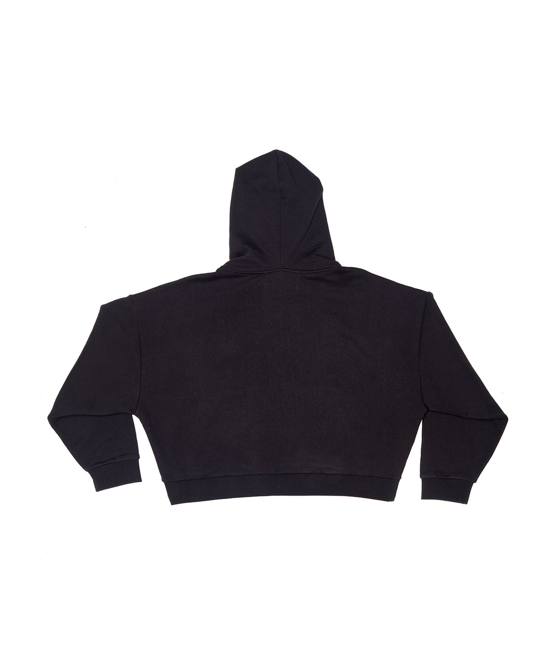 Black hoodie on a white background