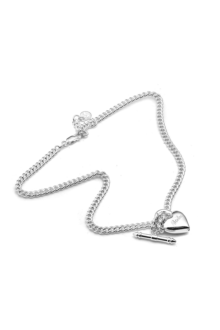 LOVE LOCKET FOB NECKLACE