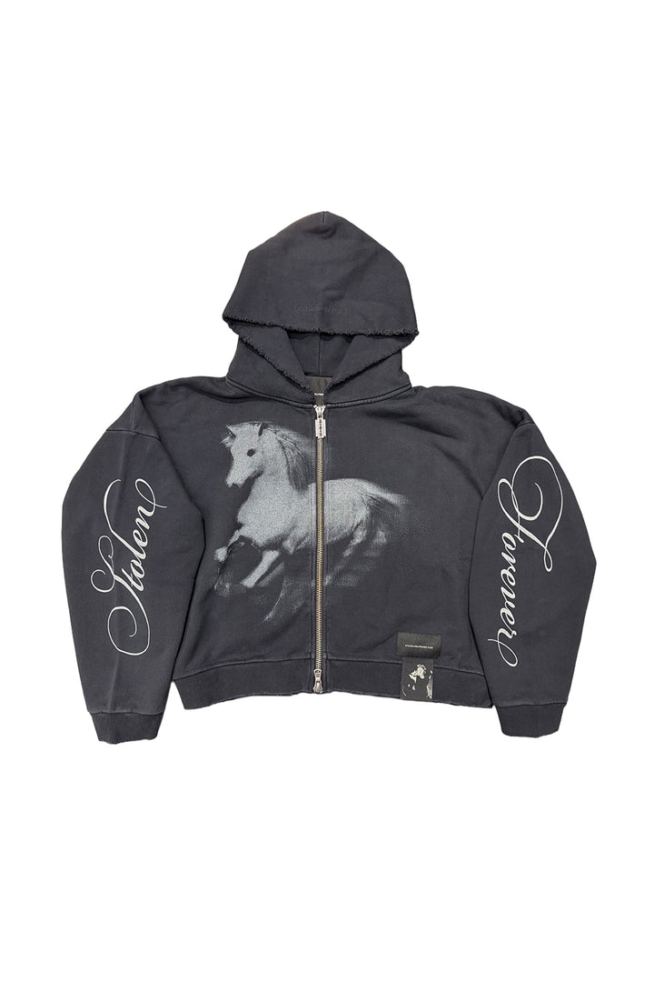 GOTH SPIRIT  HOOD - ZIP THRU