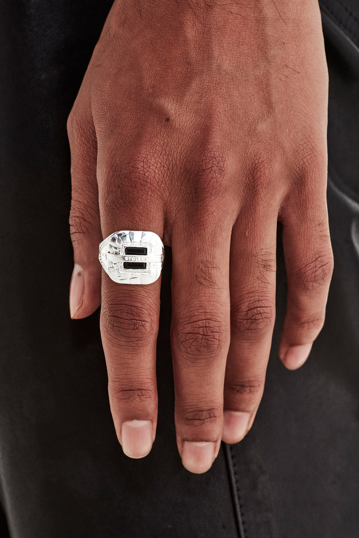 SERPENT BLOCK RING
