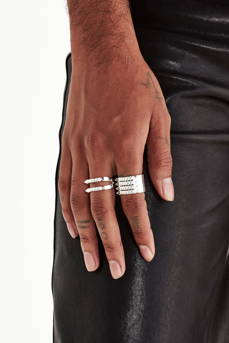 STACKED CURB SPIKE RING