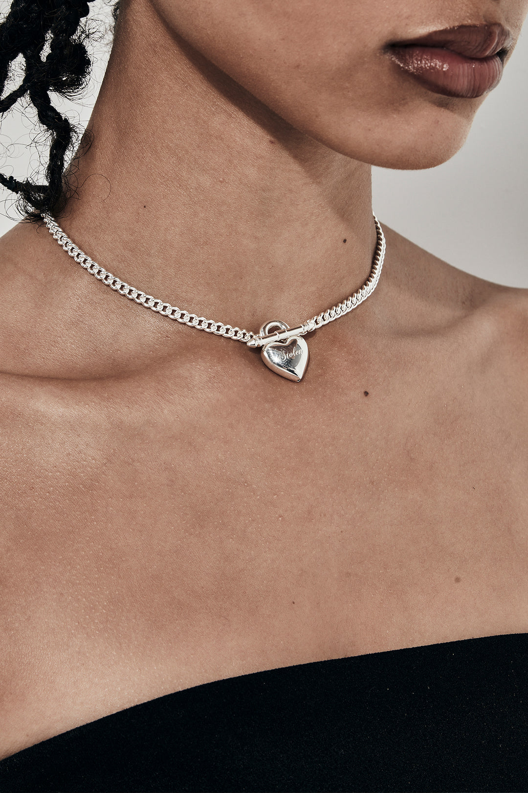 LOVE LOCKET FOB NECKLACE