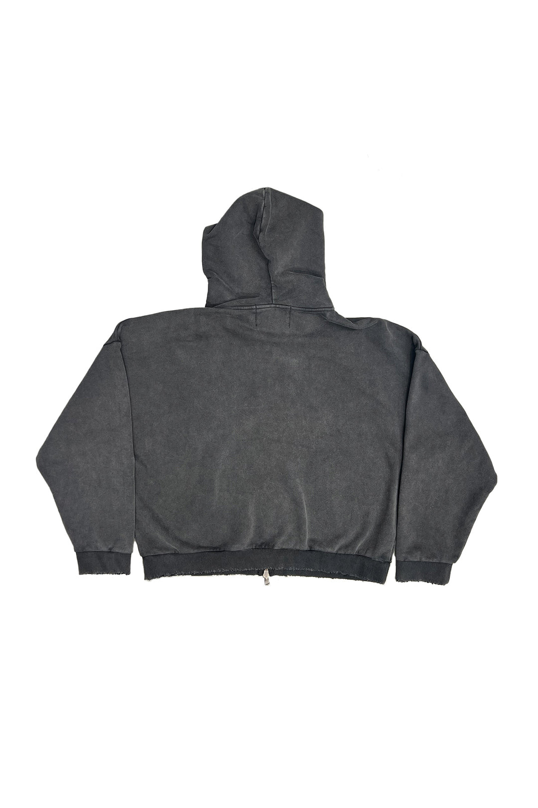 DISTRESSED ZIP HOOD