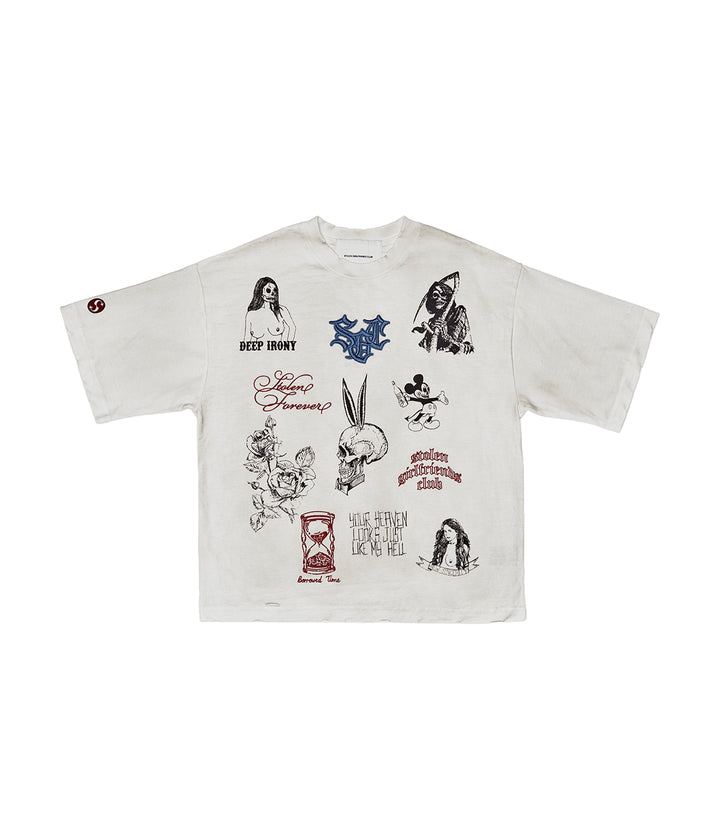 TOUGH STICKER T-SHIRT - RELAXED FIT