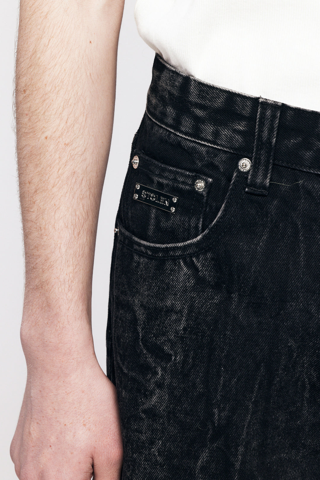 BLACK SHIMMER JEAN