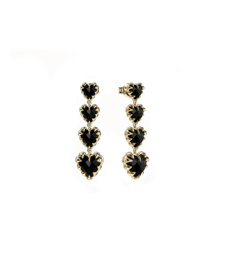 LOVE CLAW ETERNITY EARRINGS - GOLD PLATED