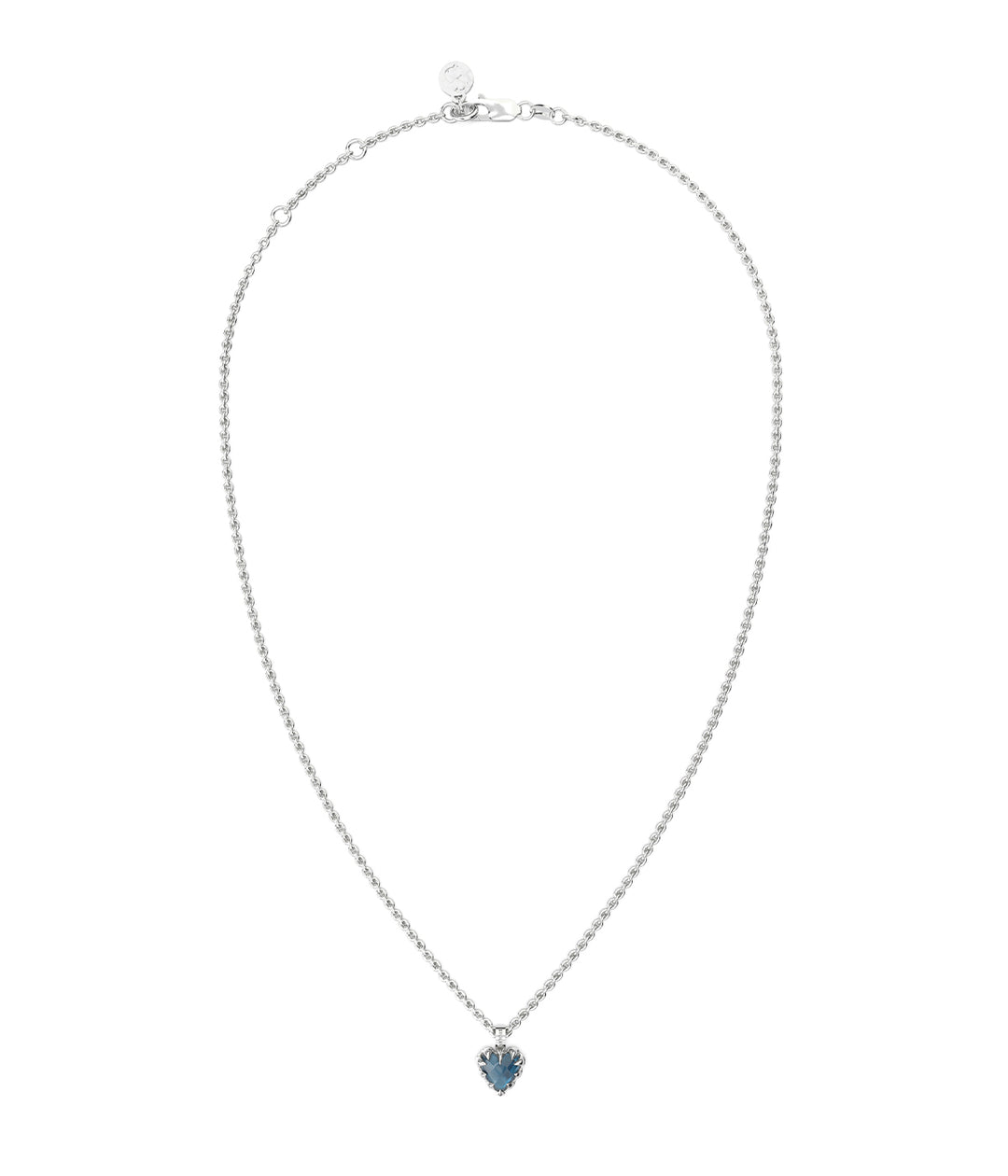 MINI LOVE CLAW NECKLACE - LONDON TOPAZ