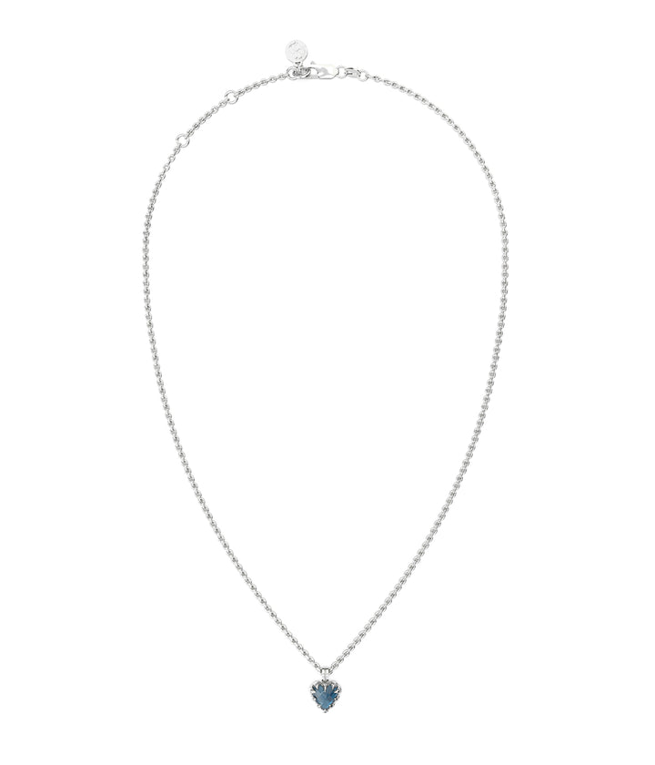 MINI LOVE CLAW NECKLACE - LONDON TOPAZ