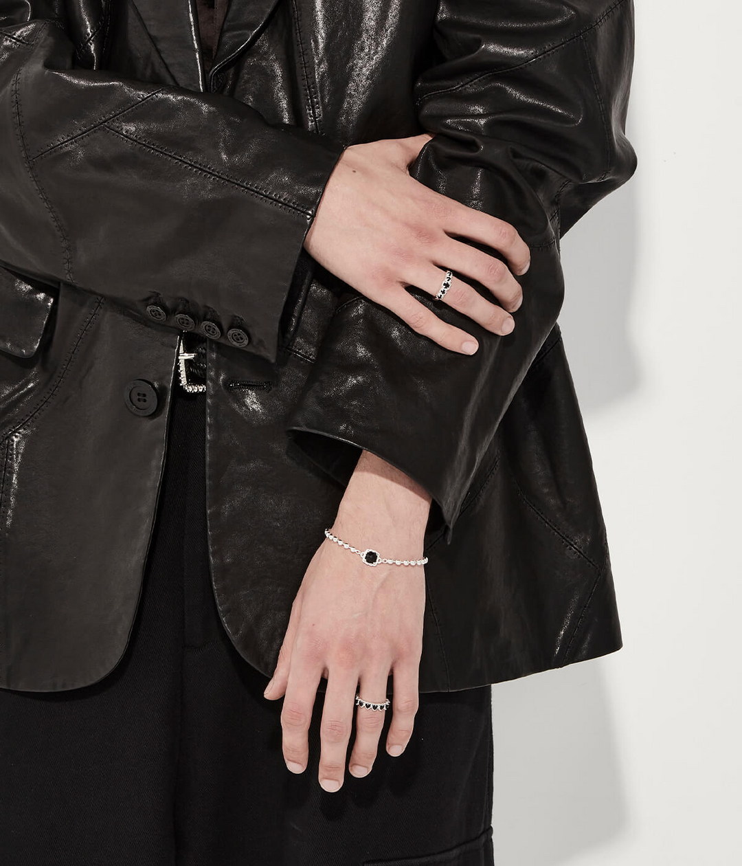 BABY CLAW BALL CHAIN BRACELET