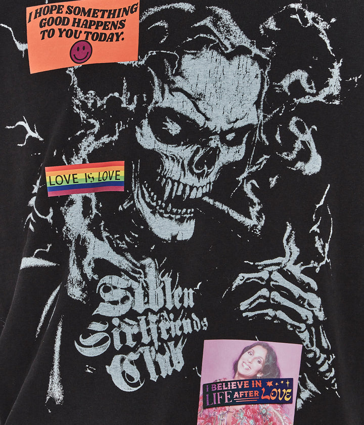 BUMPER STICKER T-SHIRT - RELAXED FIT