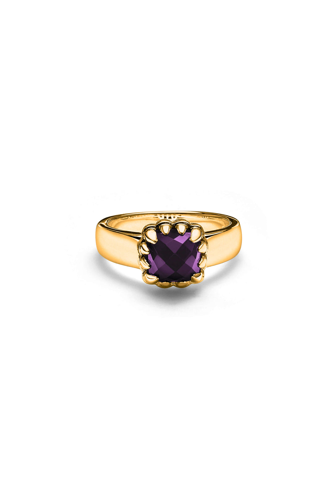 DARK AMETHYST_GOLD PLATED