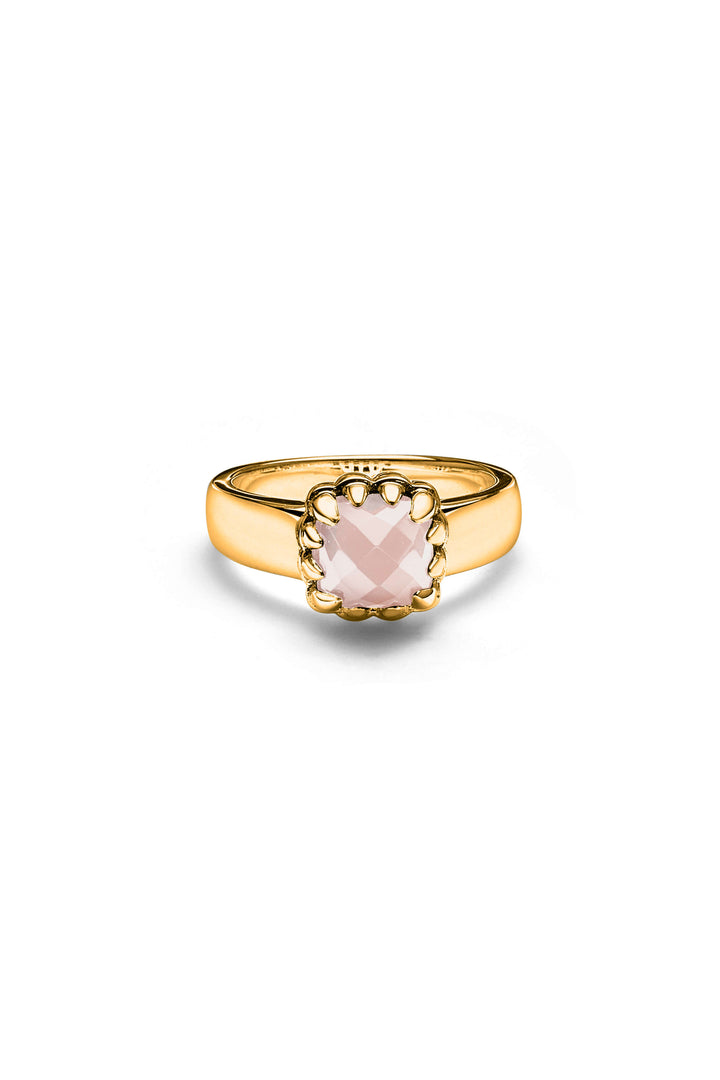 ROSE QUARTZ_GOLD PLATED