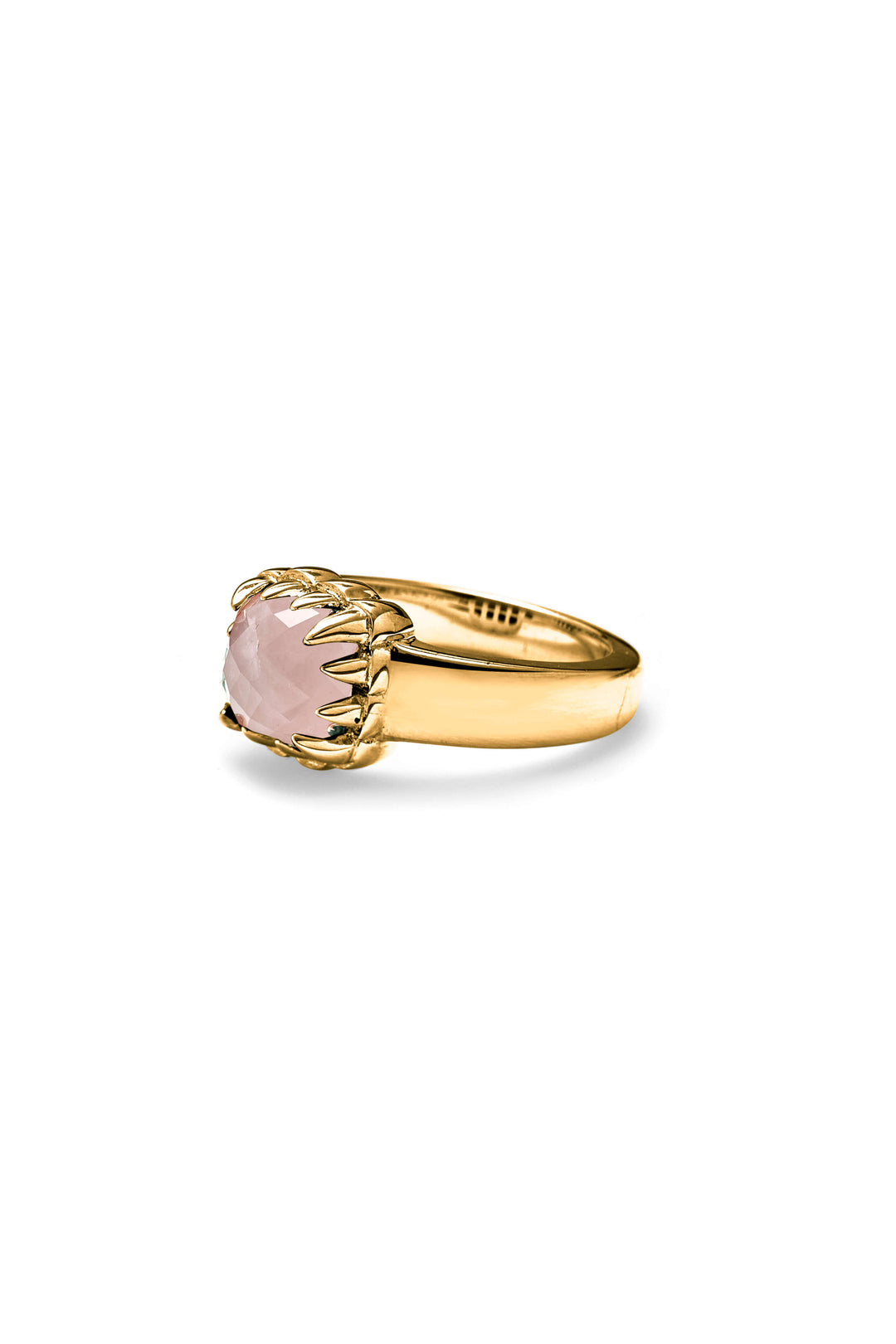 ROSE QUARTZ_GOLD PLATED